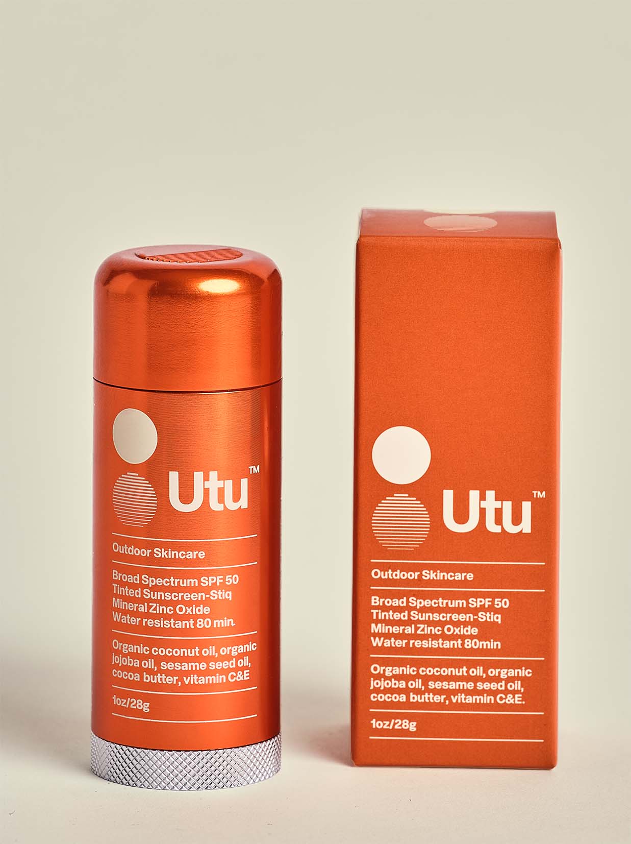 Utu Moisturizing Sunscreen Stick Clean Mineral SPF50